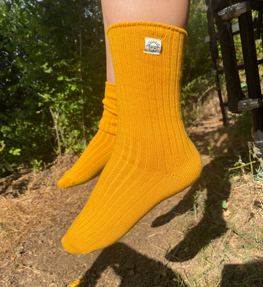 Sun Retro Slub Socks