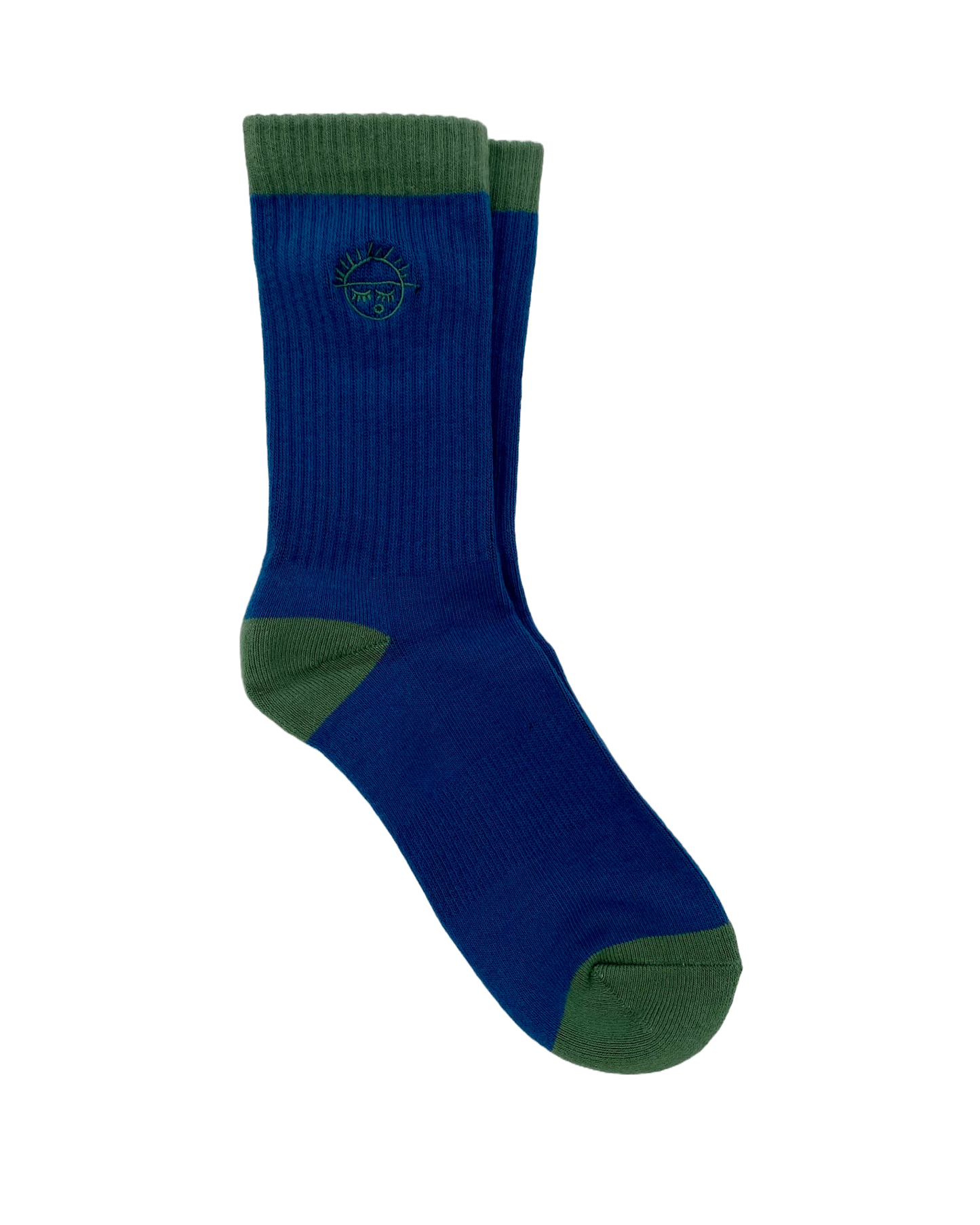 Rib Embroidery Socks