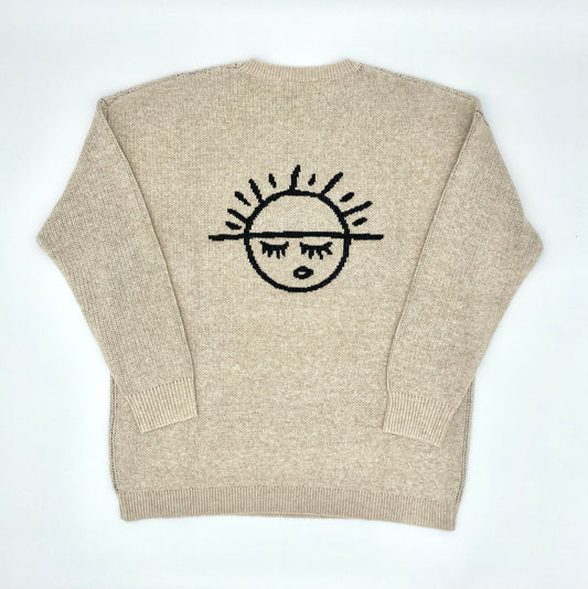 Sun Logo Knit Sweater
